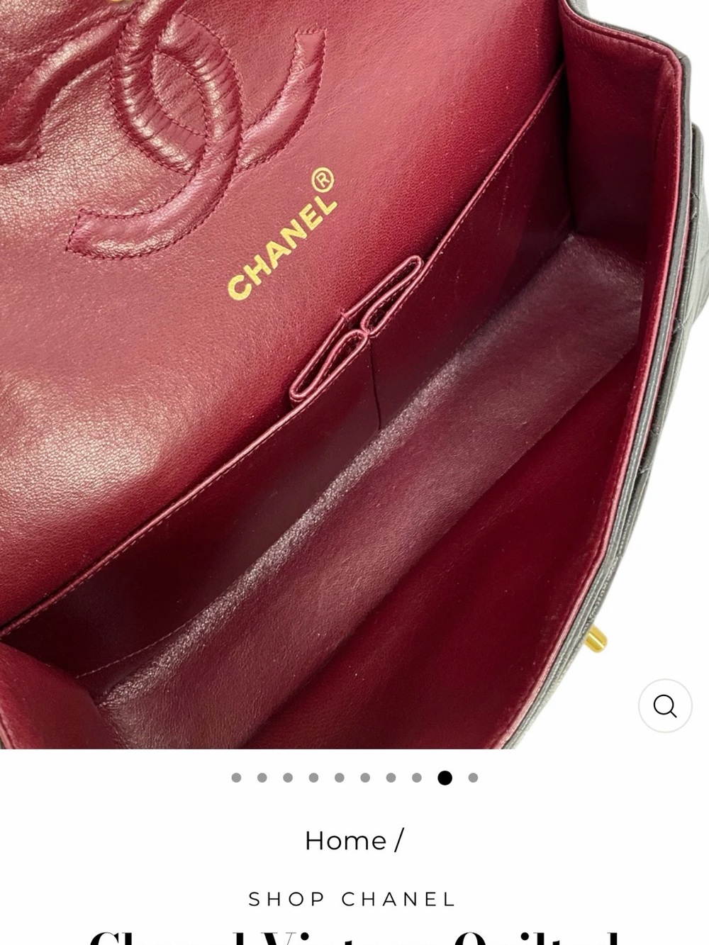 Vintage CHANEL Classic Double Flap MM Bag - Picture 8 of 9